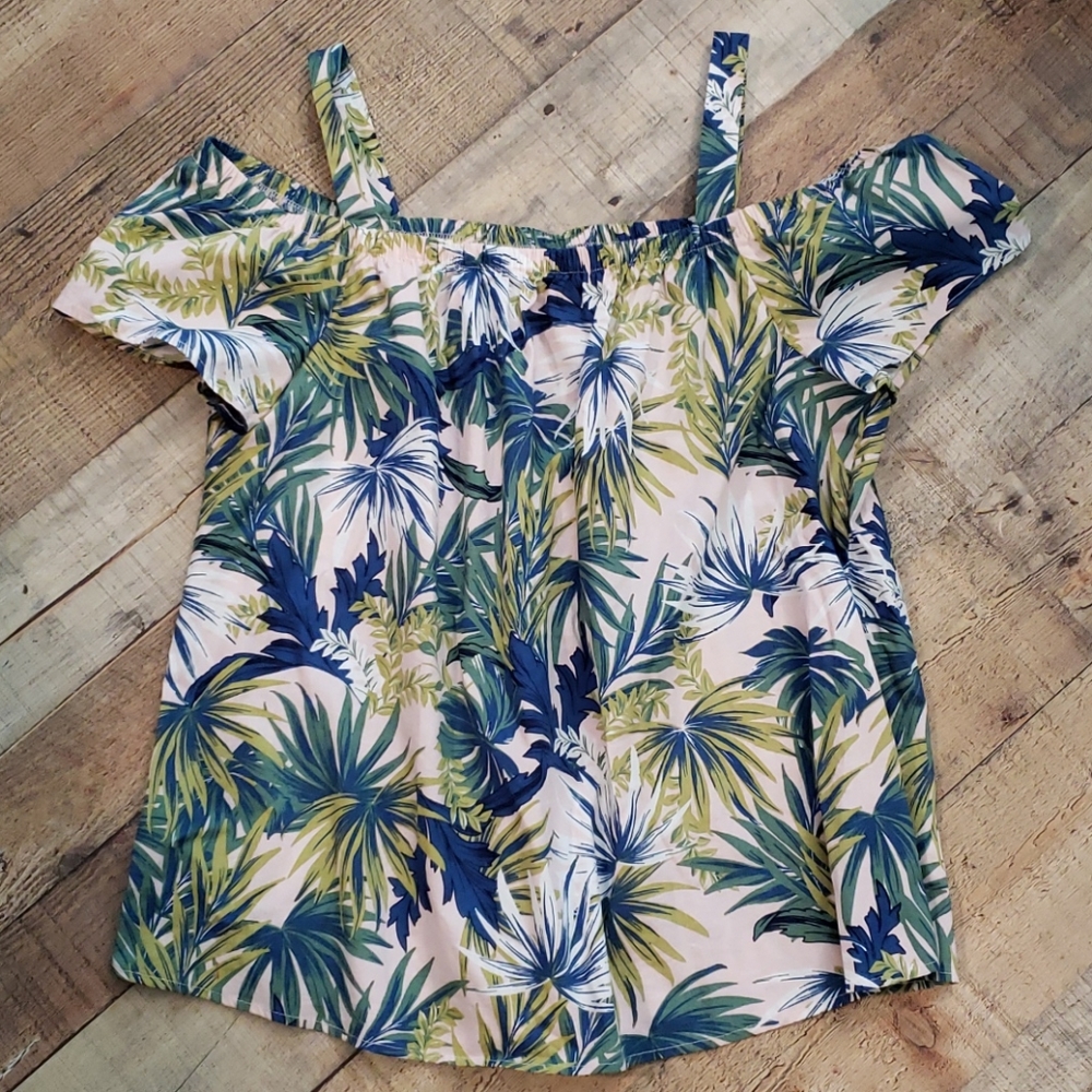 Bobeau off the shoulder top